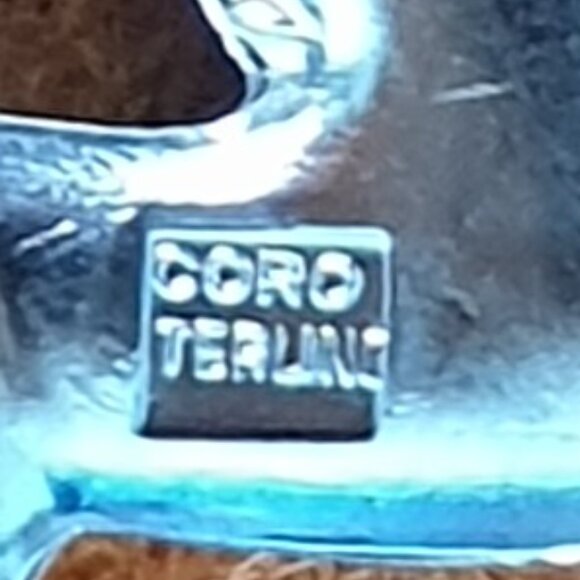 Coro Vintage 1940s Sterling Silver Running Horse Brooch - Picture 4 of 11